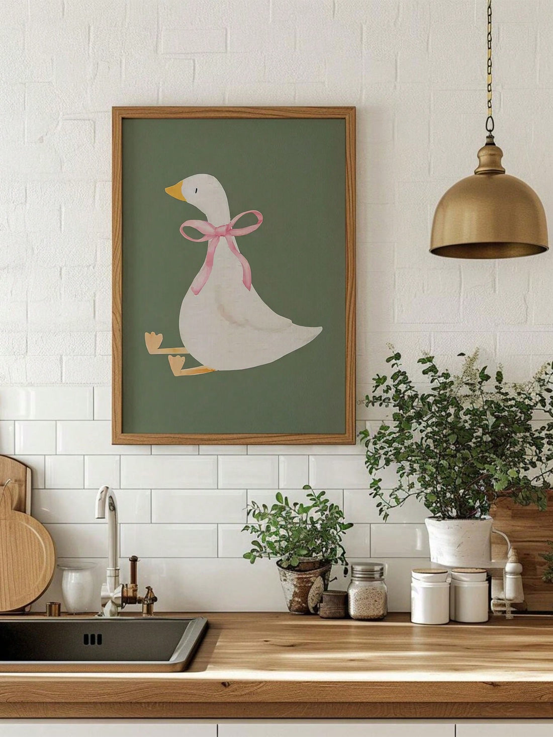 Add a touch of whimsy to your space with this Playful Goose Canvas Wall Art featuring a bold "Wow" speech bubble. Perfectly blending modern boho style with a fun, lighthearted vibe, this piece enhances any home or bar setting. Crafted on high-quality canvas, it offers vibrant colors and lasting durability, making it an eye-catching focal point that sparks conversation and brightens your decor.