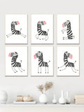 Transform your space into a modern wildlife sanctuary with our Playful Zebra Canvas Art. This stunning piece brings an element of fun to any room, while also adding a touch of sophistication. Made with high-quality materials, this canvas art is a must-have for any animal lover.