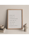 Bring scripture to life with this modern Christian wall art featuring Psalm 61:2. This minimalist design combines clean typography with thoughtful aesthetics, perfect for creating a peaceful, faith-centered atmosphere in any space.
