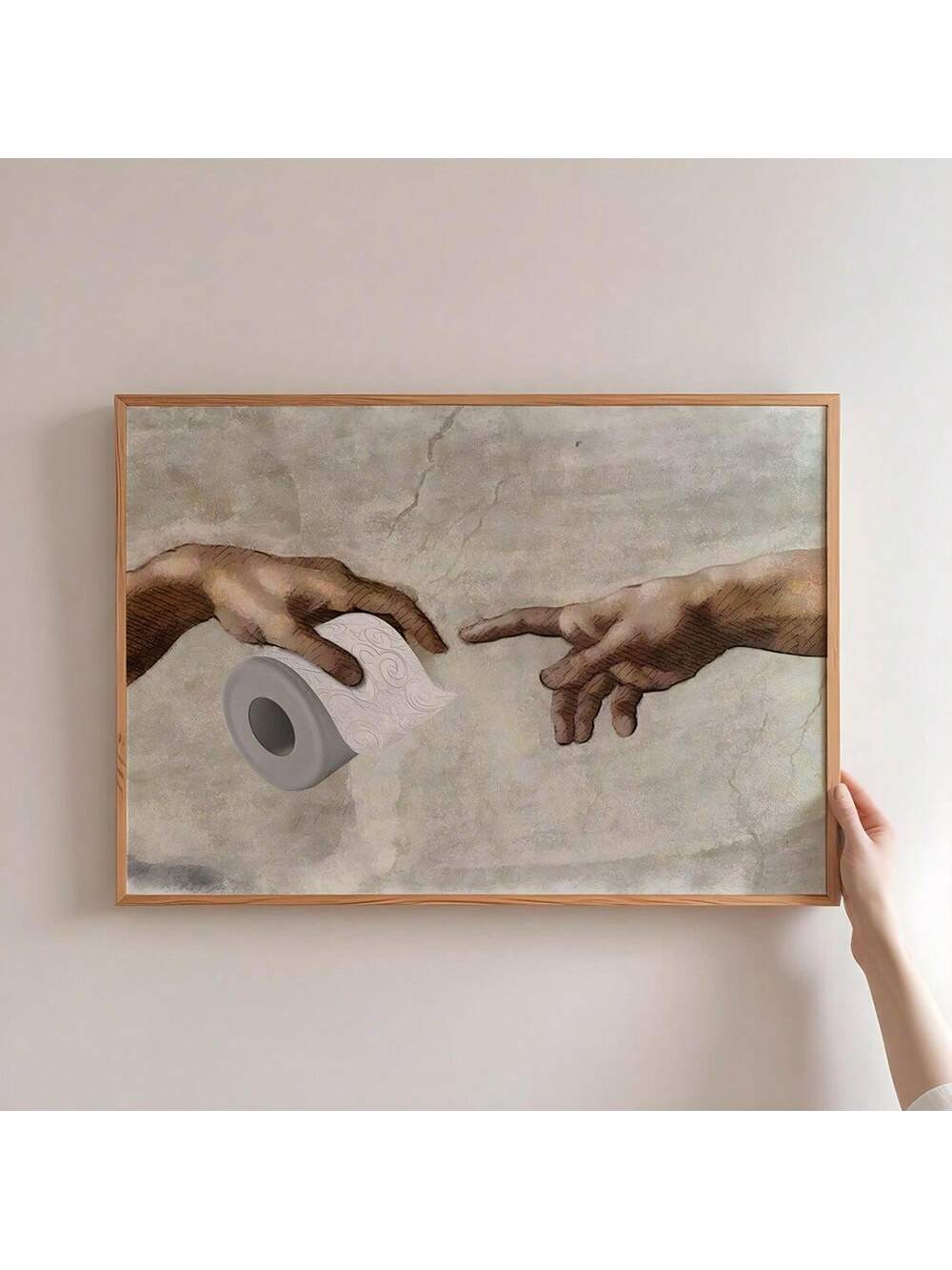 Transform your bathroom into a playful and retro-inspired space with our Quirky Vintage Bathroom Canvas Art. This unique piece features a charming toilet paper design that adds a touch of whimsy to any home decor. Made from durable canvas material, it's the perfect addition to spruce up your bathroom.