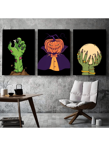 Add a unique touch to your Halloween decor with these Quirky Zombie Hands Canvas Art Prints. Perfect for both home and office, this spooky wall art captures eerie charm with vivid detail and quality canvas material. Its striking design brings a playful yet haunting atmosphere, making it an ideal seasonal accent that stands out while enhancing your space’s festive spirit. Durable and easy to hang, these prints offer a professional finish that complements any Halloween setup.