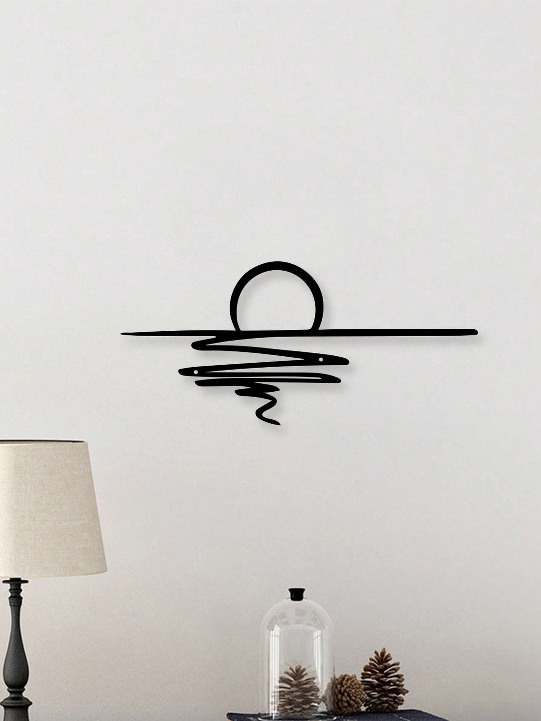 Enhance the ambience of your home with our Radiant Sunrise Metal Wall Art. This stunning piece adds the perfect touch of elegance to any room. Made with high-quality metal, it features a vibrant design that will bring life to your walls. Elevate your home decor and impress your guests with this beautiful decoration.
