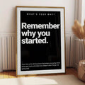 Stay inspired every day with this motivational Canvas poster featuring the empowering message 