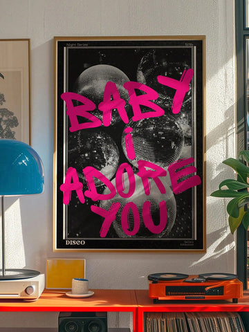 Capture the vibrant spirit of the 1970s with this Retro 70s Disco Pink Wall Art. Perfect for adding a funky, girly touch to your living room or bedroom, this piece blends bold pink hues with iconic disco-inspired design elements. It effortlessly elevates your space with a nostalgic yet modern vibe, making it a standout accent for those who appreciate vintage style and lively decor.