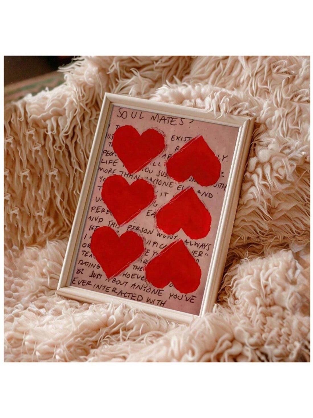 Experience nostalgic love with our Retro 70s Vintage Love Poster. The unframed red heart art print adds a pop of color to any home. Let the vintage vibes and love-filled design transport you back in time. Perfect for adding a touch of romance to your space.