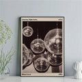 Transform your space with this striking retro disco ball canvas poster, a nostalgic nod to the vibrant 70s era. Featuring bold, eye-catching design elements characteristic of vintage disco aesthetics, this piece brings dynamic energy and groovy charm to any room.