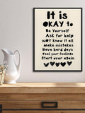 Enhance any space with our Retro Font Quote Art Canvas Poster. Featuring a stylish retro font, this poster serves as a unique and eye-catching piece of wall decor. Perfect for any space, this poster adds a touch of personality and style to your home or office.
