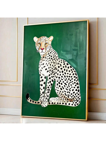 Elevate your living space with this Retro Green Leopard Art Poster, featuring a vibrant and funky cheetah design. Printed on high-quality canvas, this piece blends retro aesthetics with modern flair, making it a striking focal point for contemporary home decor. Its bold green tones and unique pattern add character and energy, perfect for those seeking to infuse style and personality into their environment. Durable and visually captivating, this art print is an expert choice for enhancing any room with a tou