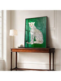 Add some bold and vibrant art to your modern space with our Retro Green Leopard Art Poster! Featuring a trendy design and high-quality printing, this poster is sure to catch eyes and add a touch of dopamine to any room. Perfect for those looking for a unique and stylish touch to their decor.
