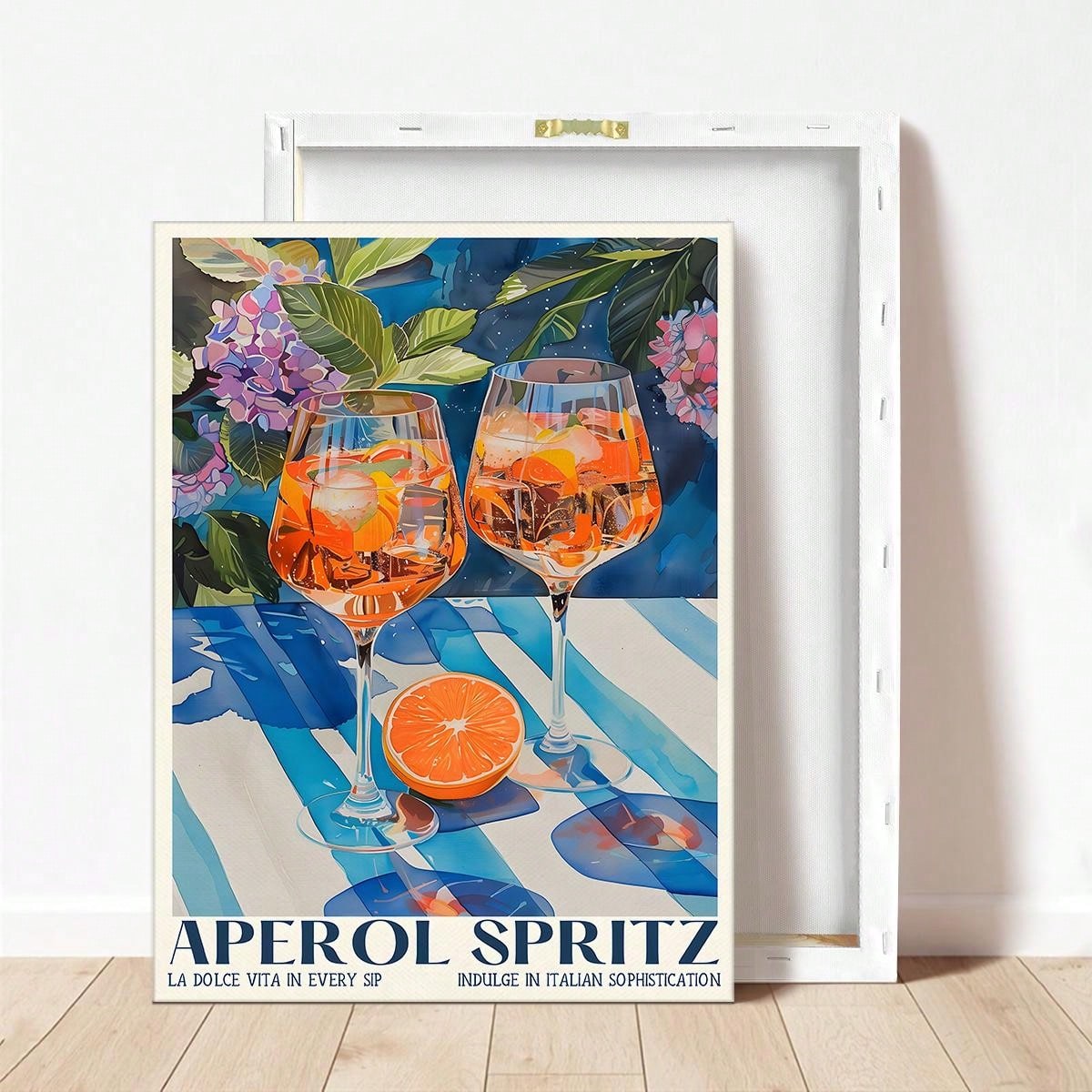 Add a touch of trendy vintage charm to your kitchen with our Retro Italian Aperol Spritz Kitchen Poster. Perfect for summer vibes, this high-quality wall art will transport you to Italy with every glance. Add some style to your decor and elevate your space with this must-have piece.