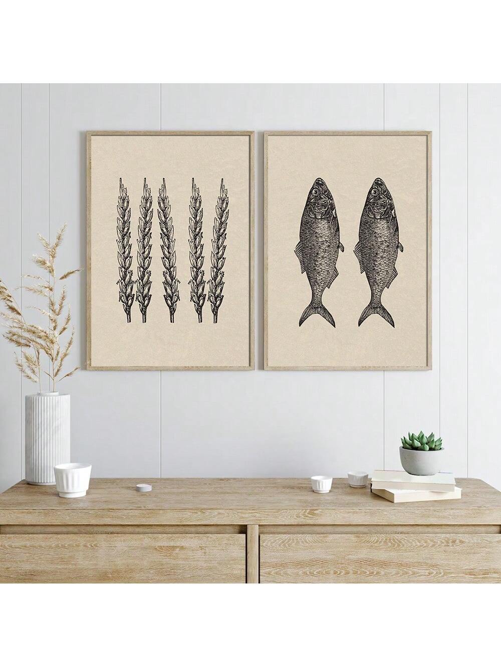 Elevate your home decor with these Retro Jesus Feeds Canvas Prints. These unframed Christian art pieces add a modern touch to any room. Made with high-quality canvas, these prints are durable and long-lasting. Perfect for those seeking timeless Christian art in their home.