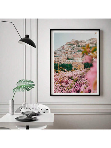 Bring cinematic elegance into your space with this striking retro La La Land movie poster. Rendered in classic black and white, this mid-century modern design captures the film's romantic essence while complementing any interior aesthetic.