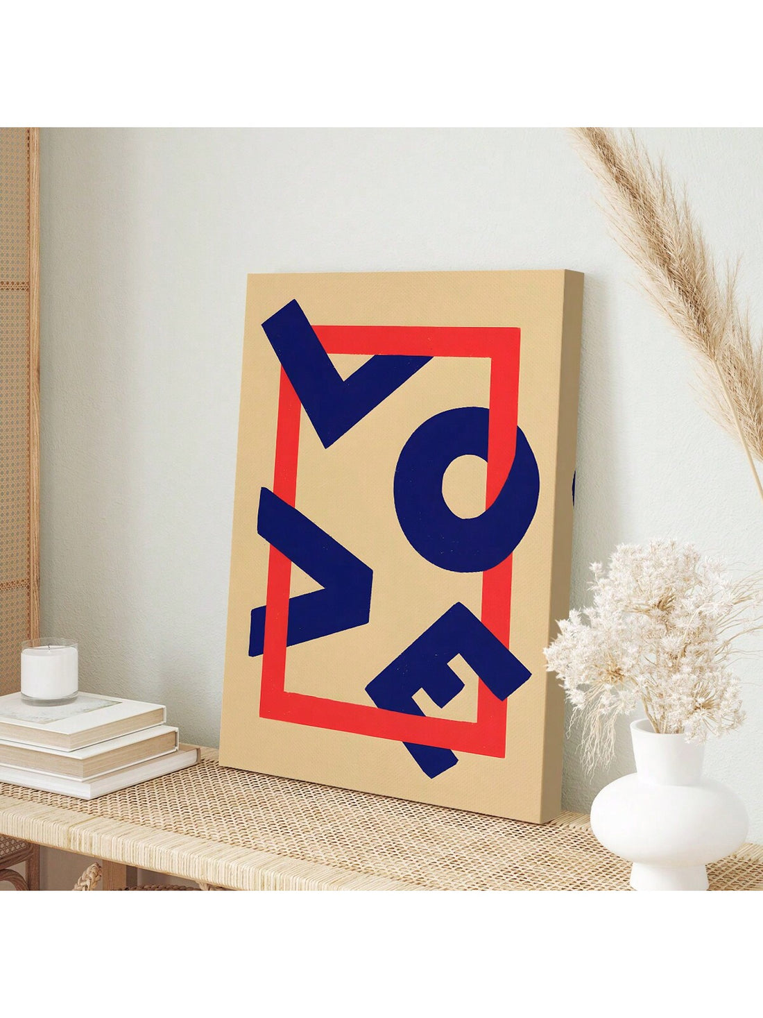 Add some love and color to your Valentine's Day decor with our Retro Love Typography Wall Art. This bold and colorful print is the perfect way to express your love and add a touch of nostalgia to your home. Crafted with high-quality materials, this wall art will surely make a statement.