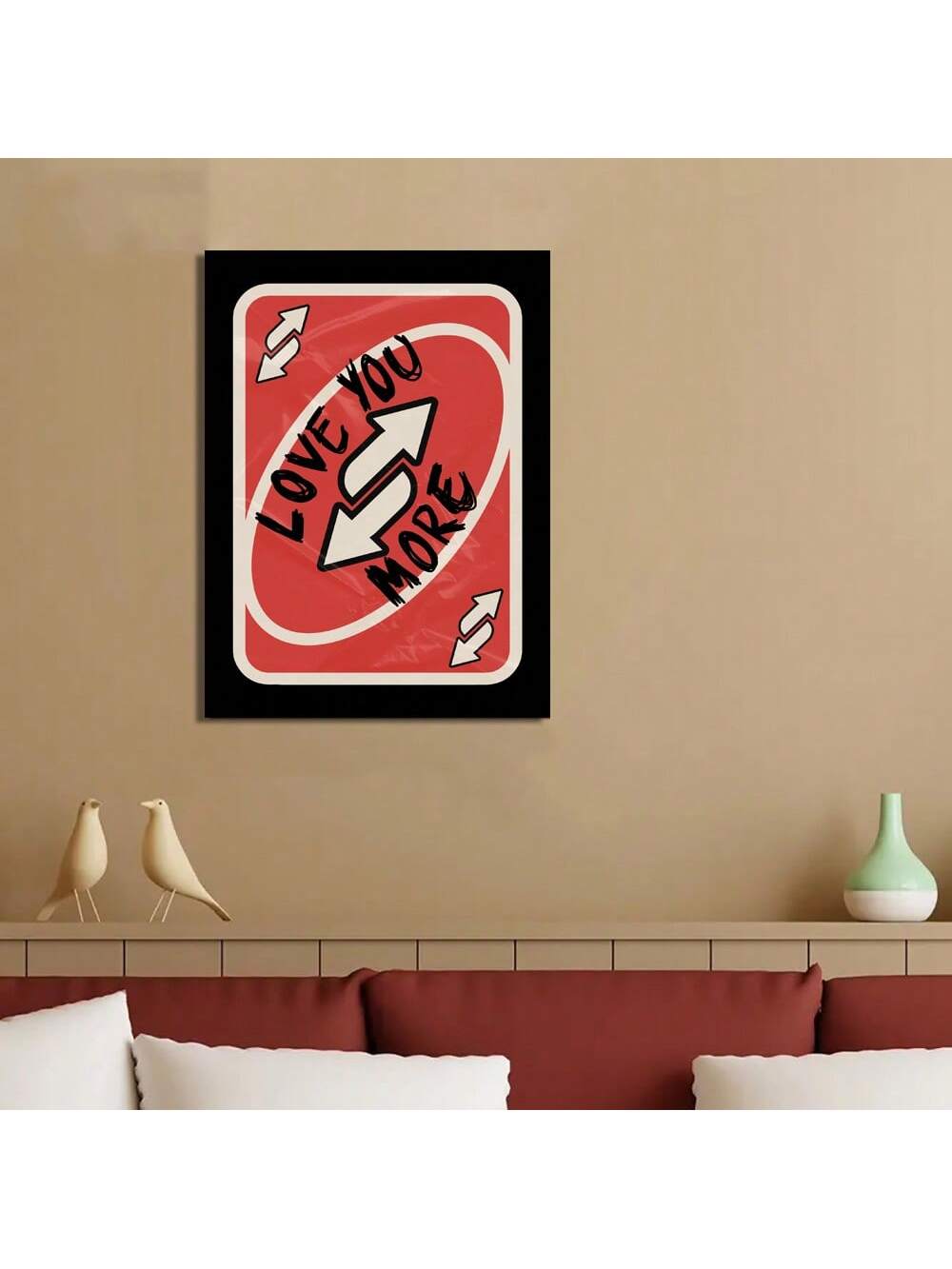 Add a touch of nostalgia to your living room or bedroom with our Retro Lovers Canvas Art Print. This minimalist wall decor features a timeless design that will transport you back in time. Perfect for lovers of all things retro, this print is sure to add character to any space.
