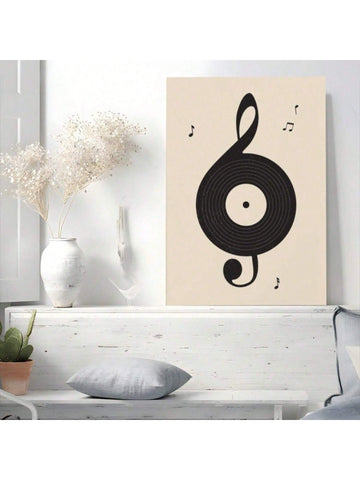 Elevate your space with our Retro Music Treble Clef Canvas Poster. This minimalist wall art combines classic musical symbolism with contemporary design aesthetics, creating a sophisticated focal point for any bedroom or living room. The understated treble clef motif appeals to music enthusiasts while complementing various interior styles with its refined composition and balanced visual elements.