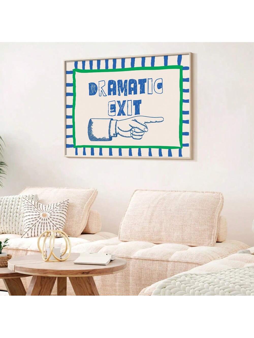 Transform your space with this retro unframed canvas art print featuring a dramatic exit aesthetic. This versatile wall art adds a sophisticated touch to dorms, bedrooms, or living rooms. The unframed design offers flexibility for custom framing options while the high-quality canvas ensures vibrant, long-lasting colors. Perfect for creating a focal point or complementing existing decor with its distinctive retro style.