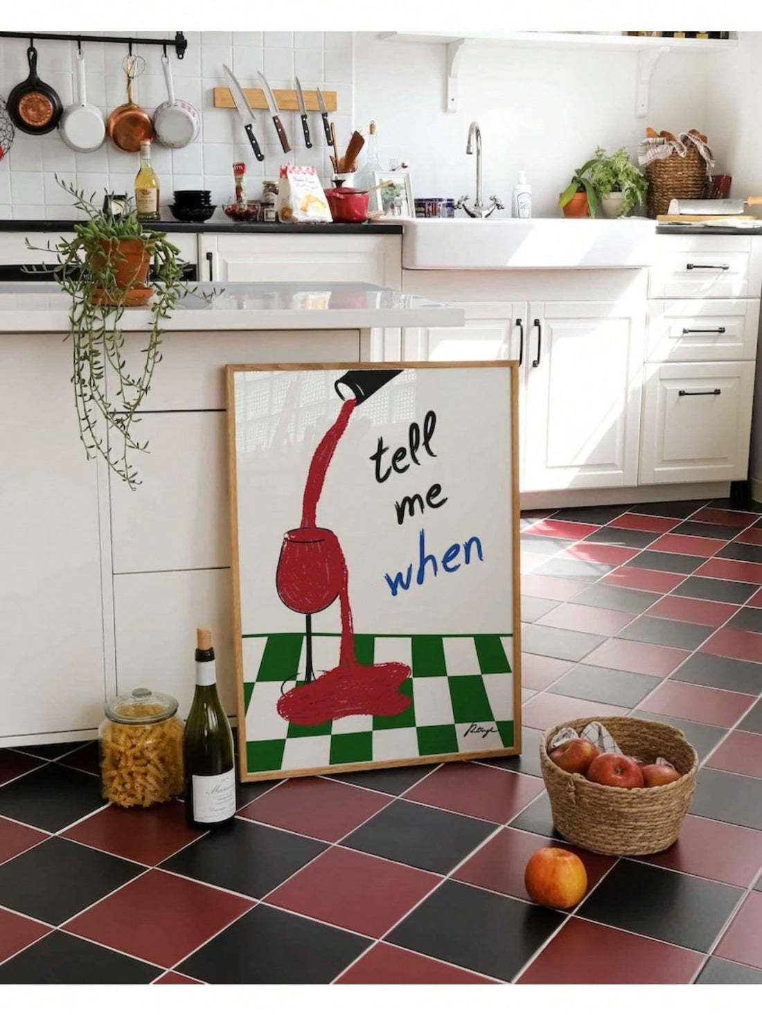 Elevate your kitchen, bar cart, or living room with this Retro Wine Print Wall Art, inspired by mid-century vintage design. Its timeless aesthetic adds a sophisticated touch to any space, blending classic charm with modern elegance. Crafted to complement vintage and contemporary decor alike, this piece enhances your environment with subtle warmth and style, making it an ideal choice for wine enthusiasts and design connoisseurs seeking refined, nostalgic accents.