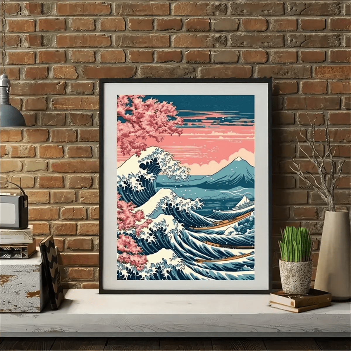 Introduce a touch of sophistication and peace to your home interiors with our Vibrant Sakura Landscape Canvas Poster. This sleek, modern Japanese Art print is made with high-quality materials, revitalizing any room with a serene and aesthetic vibe. Elevate your home decor with this stylish and tranquil wall decor.