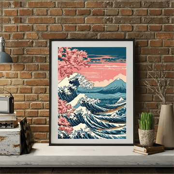 Introduce a touch of sophistication and peace to your home interiors with our Vibrant Sakura Landscape Canvas Poster. This sleek, modern Japanese Art print is made with high-quality materials, revitalizing any room with a serene and aesthetic vibe. Elevate your home decor with this stylish and tranquil wall decor.