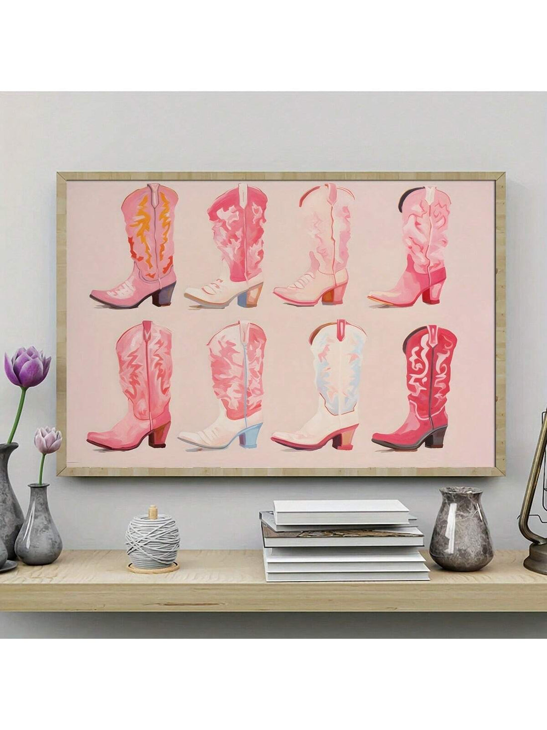 This Romantic Ace Card Canvas Wall Art is the perfect addition to any chic bedroom. Featuring a vintage pink bar cart design, this wall art adds a touch of romance and sophistication to your space. Made with high-quality canvas, it is durable and long-lasting. Elevate your bedroom decor with this unique and charming piece.