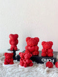 This romantic, handmade bean wax rose bear scented candle is the perfect gift for Valentine's Day or any special occasion. Crafted with care and attention to detail, it will fill any room with a delightful scent and add a touch of romance to any atmosphere. Give the gift of love with this unique and charming candle.