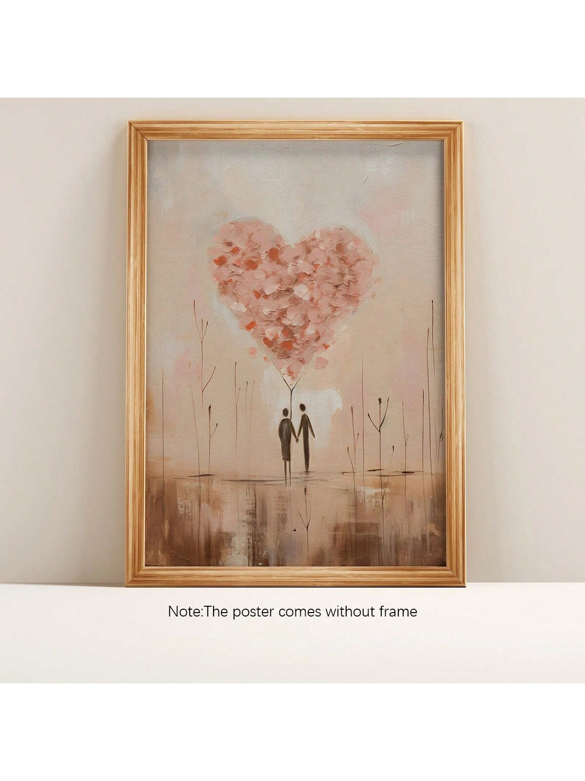 Add a touch of romance to your home with our Romantic Heart Print Wall Art. This Valentine's Day Canvas Decor features a beautiful heart design that will set the mood for a special occasion. Made with high-quality materials, it's a perfect addition to any wall.