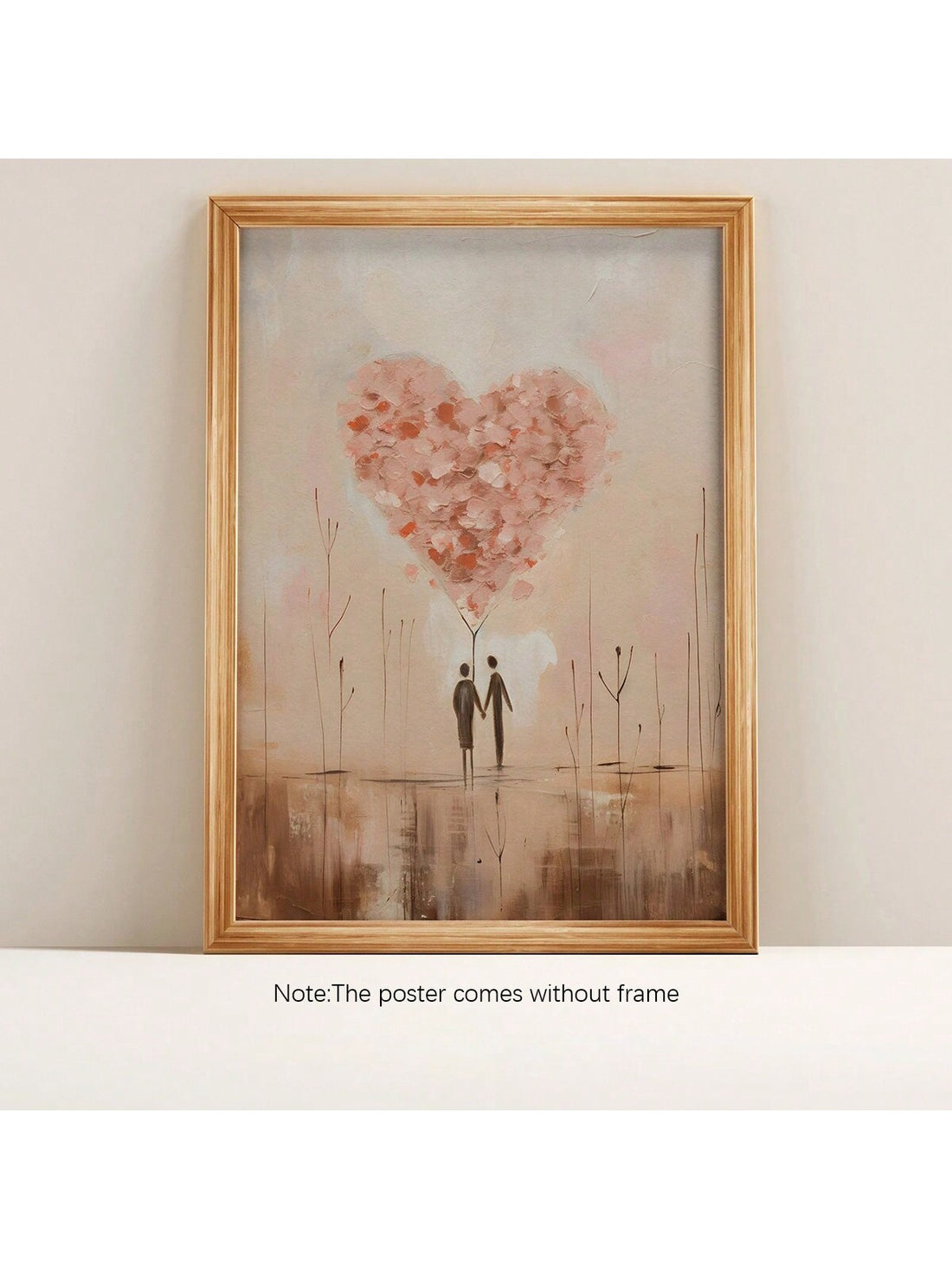 Add a touch of romance to your home with our Romantic Heart Print Wall Art. This Valentine's Day Canvas Decor features a beautiful heart design that will set the mood for a special occasion. Made with high-quality materials, it's a perfect addition to any wall.