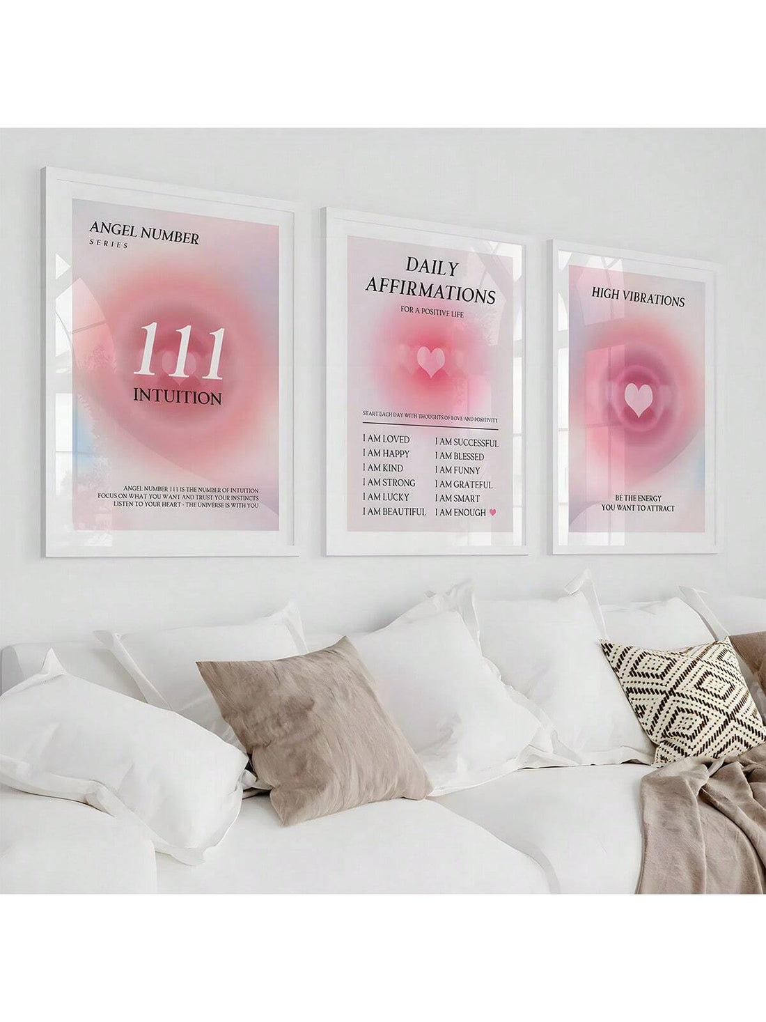 This Romantic Pink Heart Gradient Canvas Art is the perfect addition to your Valentine's Day celebrations and home decor. With its beautiful gradient color and heart design, it exudes love and romance in every room. Made with high-quality materials, this canvas art is a must-have for any romantic at heart.
