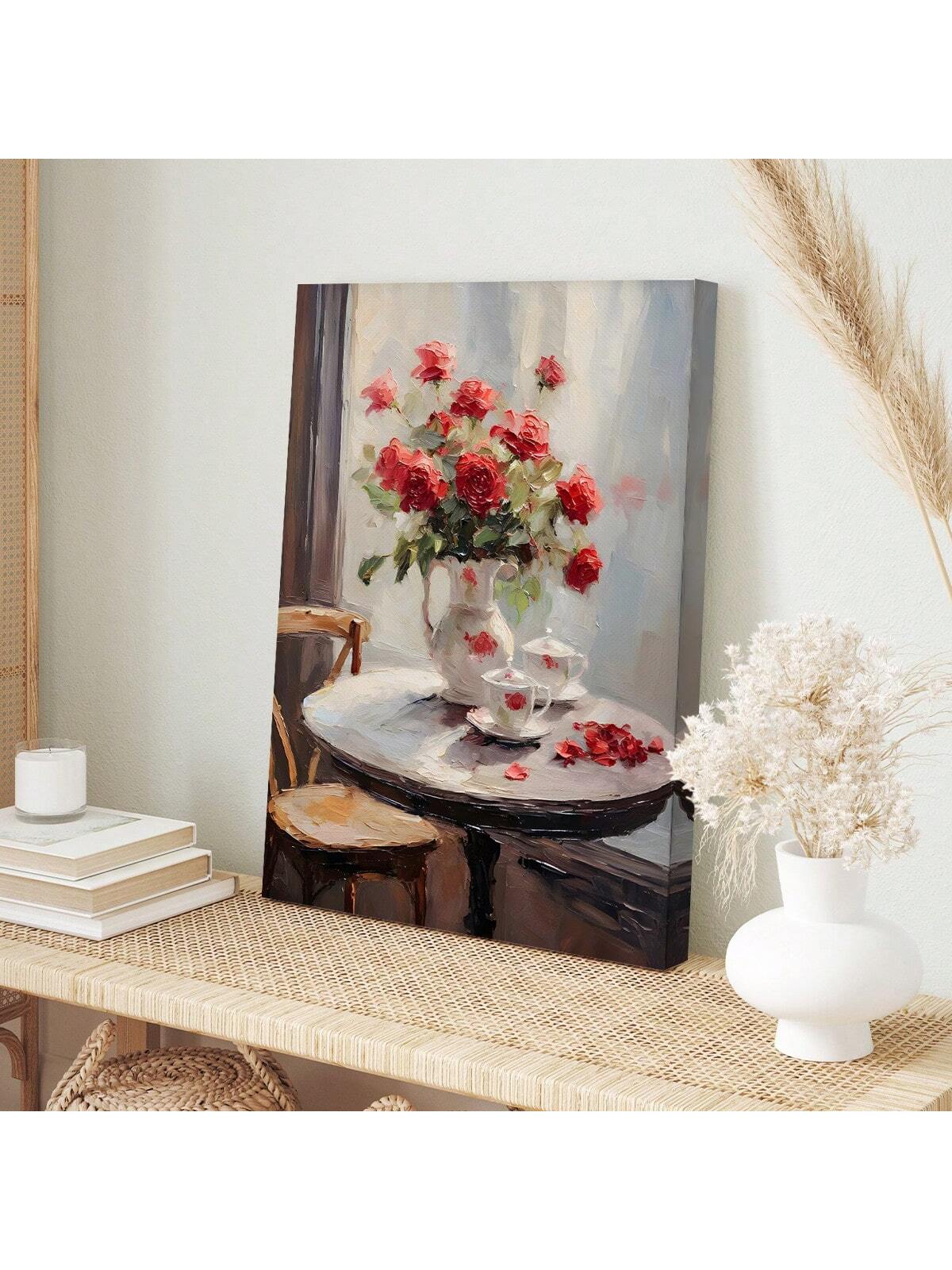 Add a touch of romance to your home with our Romantic Red Roses Wall Art. Perfect for Valentine's Day, this piece will elevate your home decor and create a warm, loving atmosphere. Made with high-quality materials, our wall art is a must-have for any romantic occasion.