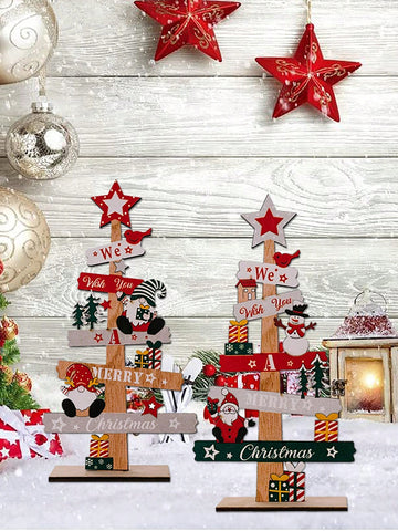 Bring the warmth and charm of a rustic Christmas into your home with this wooden sign set. Featuring hand-painted snowman, Santa, and gnomes ornaments, these signs add a festive touch to any holiday decor. Made of high-quality wood, they are durable and long-lasting. Perfect for creating a cozy, magical atmosphere.