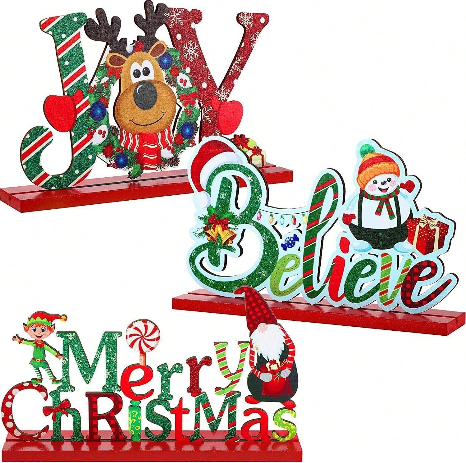 Add a touch of rustic charm to your holiday decor with our Rustic Merry Christmas Wooden Sign Set. These festive signs are perfect for creating a stunning table centerpiece, adding a cozy and warm atmosphere to your home. Made from high-quality wood, these durable signs are built to last for many holidays to come.
