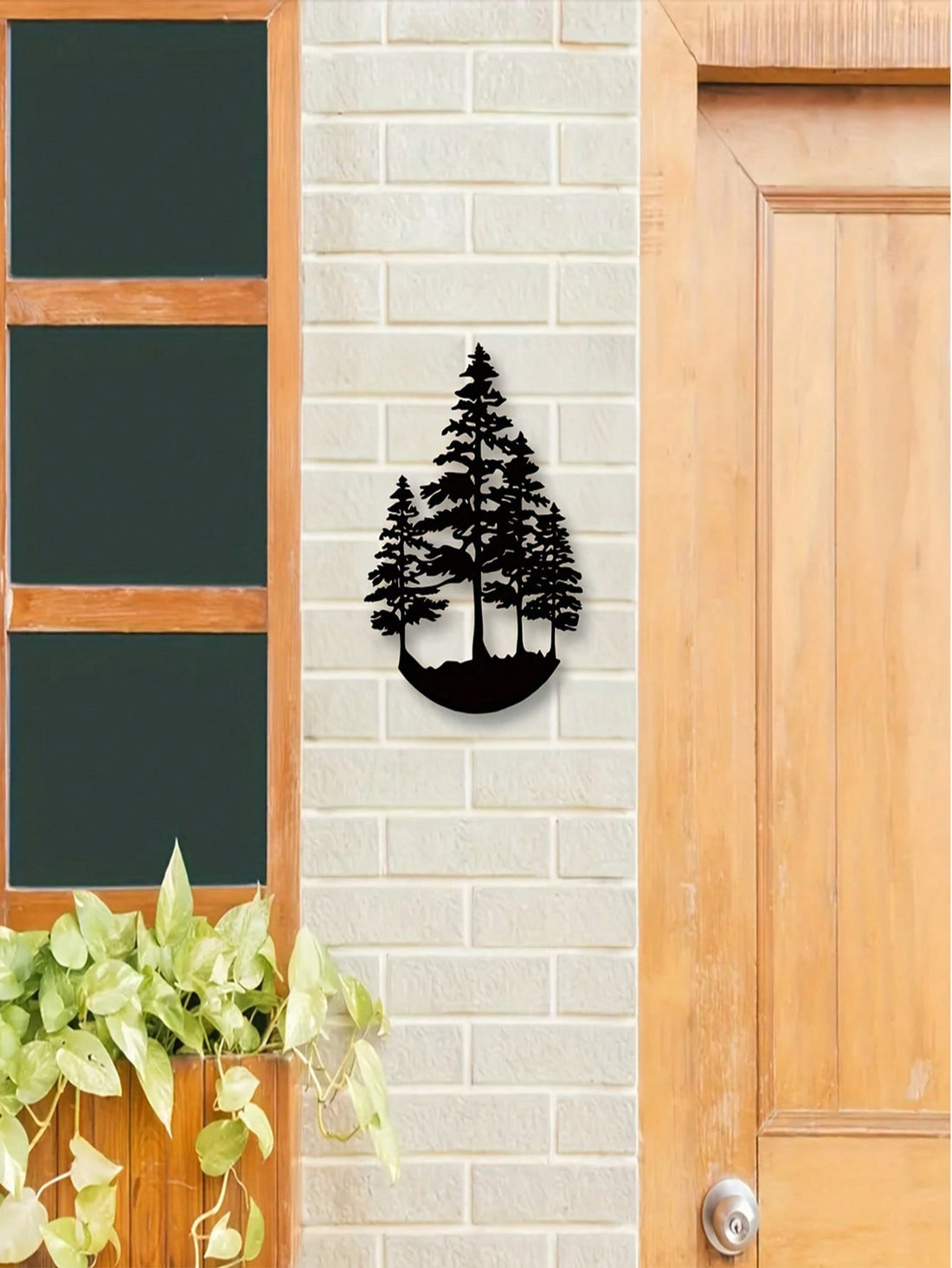 Add a touch of nature to your home with our Rustic Pine Tree Metal Wall Art. Handcrafted to showcase the beauty of the outdoors, this unique piece is the perfect addition to any room. It also makes for a thoughtful and one-of-a-kind gift for any nature lover.