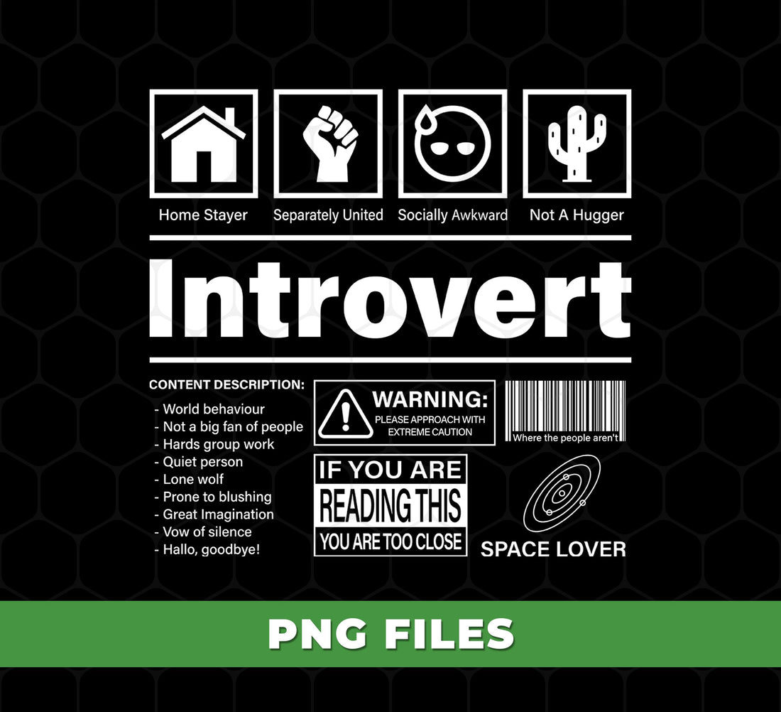 Introvert Gift, Anti Social Humor, Anti Social Gift, Introvert Human, Digital Files, Png Sublimation