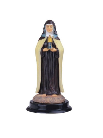 Bring spiritual inspiration and elegance into your home or workspace with the Saint Clare of Assisi Holy Figurine. This beautiful statue serves as a reminder of faith and makes for a thoughtful housewarming gift. Crafted with attention to detail, it is the perfect addition to any desk or home décor.