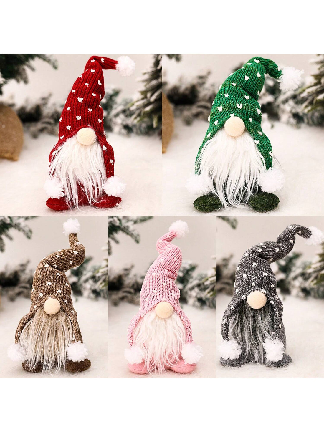 Enhance your holiday decor with our Santa Claus Costume Christmas Knit Doll Figurine Desktop Decoration Set. This set includes a charming and festive Santa Claus figurine decked out in a cozy knit outfit, perfect for adding a touch of whimsy to any tabletop or desk. Spread joy and cheer with this delightful addition to your home.