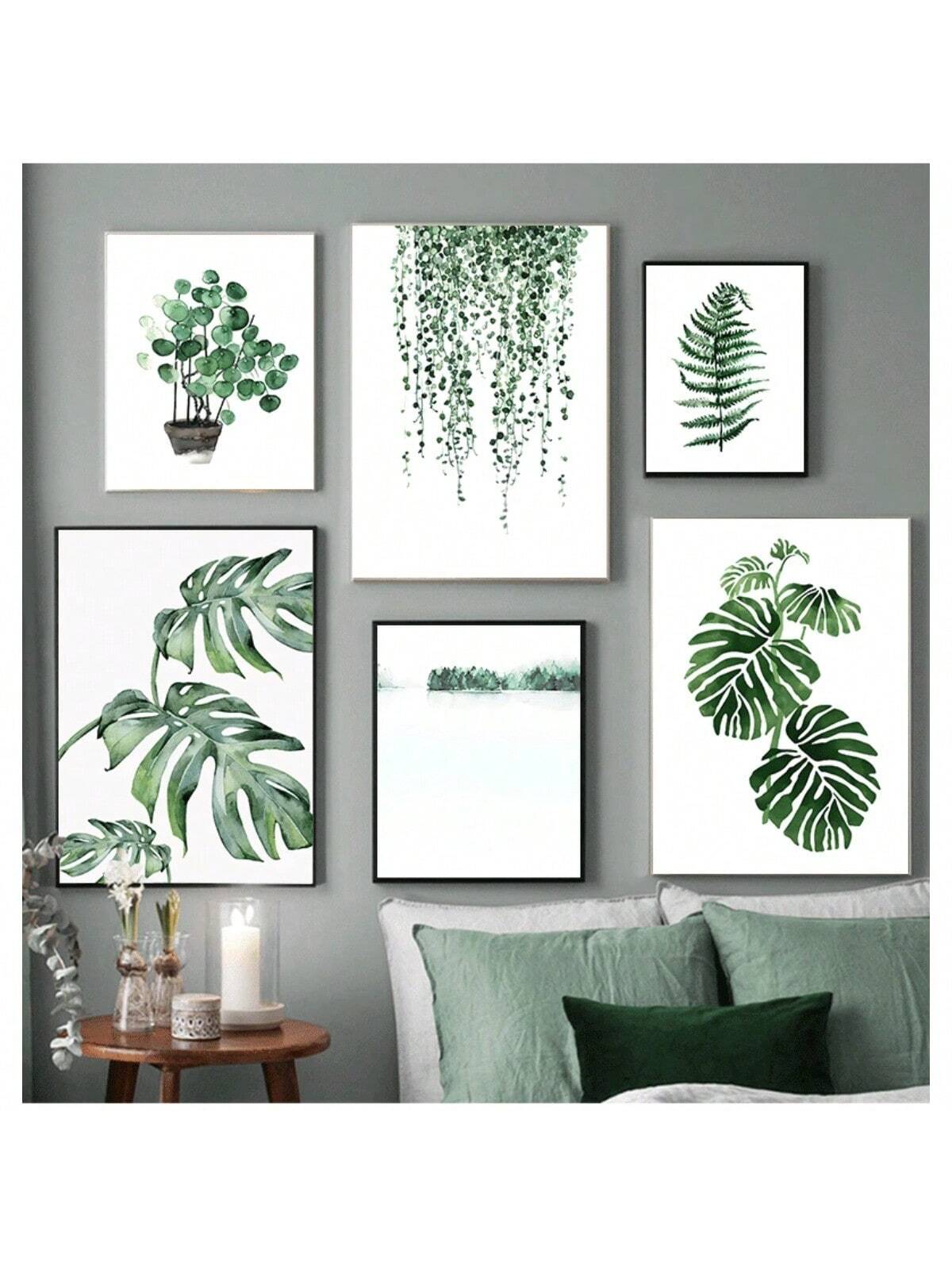 Enhance your living room decor with our Scandinavian Tropical Plants Wall Art. Featuring modern green leaves, this poster is the perfect addition to any space. Made from high-quality materials, it is a durable and stylish piece of art that will bring a touch of nature to your home.