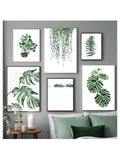 Enhance your living room decor with our Scandinavian Tropical Plants Wall Art. Featuring modern green leaves, this poster is the perfect addition to any space. Made from high-quality materials, it is a durable and stylish piece of art that will bring a touch of nature to your home.