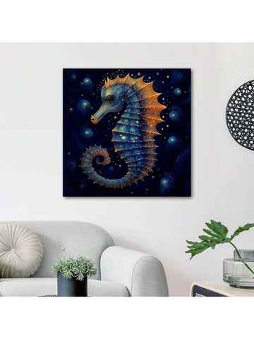 Transform your space into a tranquil oasis with our Seahorse Serenity Framed Canvas Wall Art. The stylish design and premium materials make for a stunning addition to any home decor. Plus, the calming imagery of seahorses will bring a sense of peace and serenity to any space. Add a touch of elegance to your home today.