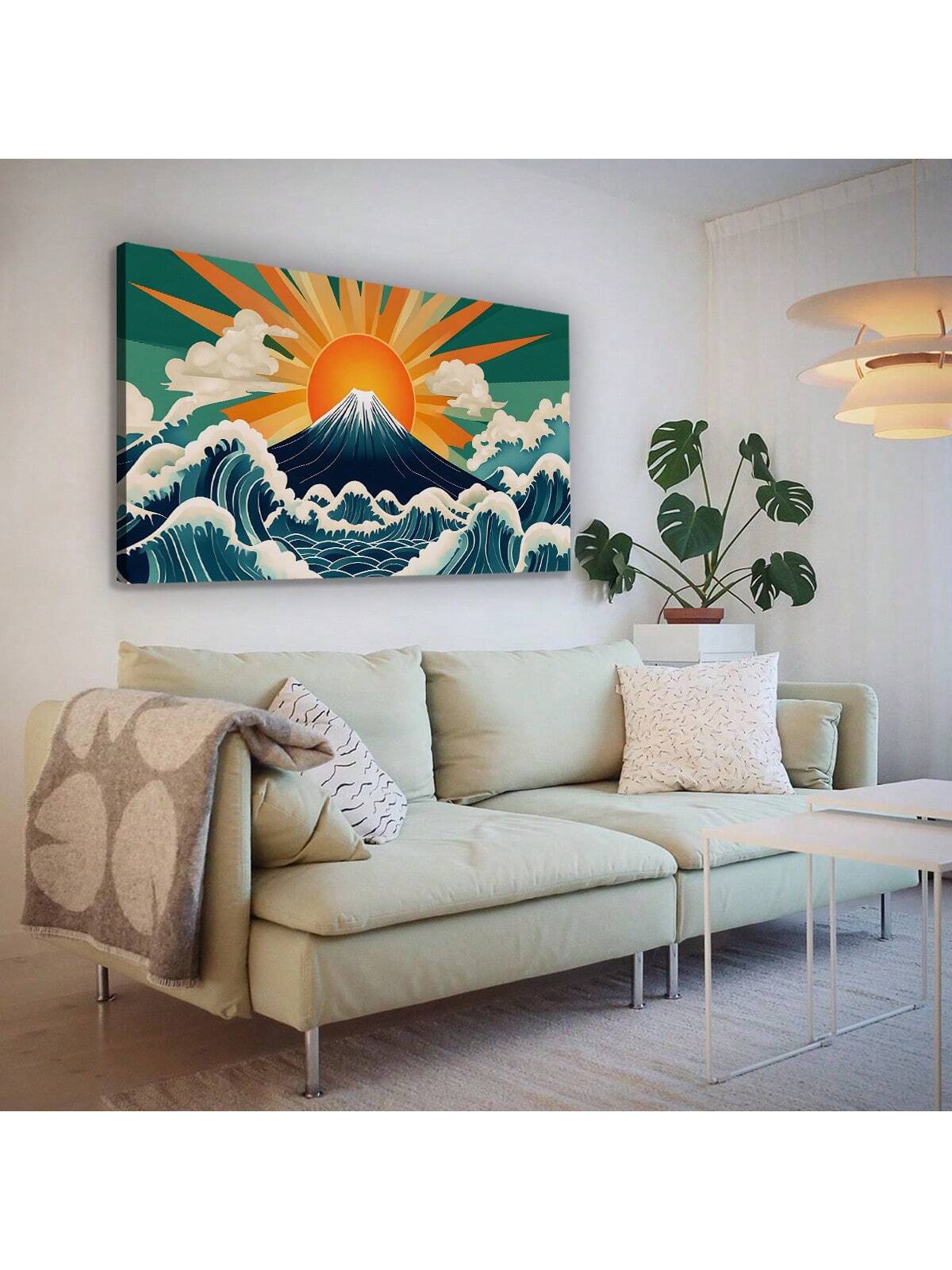 Experience the peaceful beauty of traditional Japanese art with our Serene Japanese Canvas Wall Art. Featuring a vintage Ukiyo-E landscape print, this piece makes the perfect addition to any home décor. The high-quality canvas and vibrant colors will bring a sense of tranquility to your space.