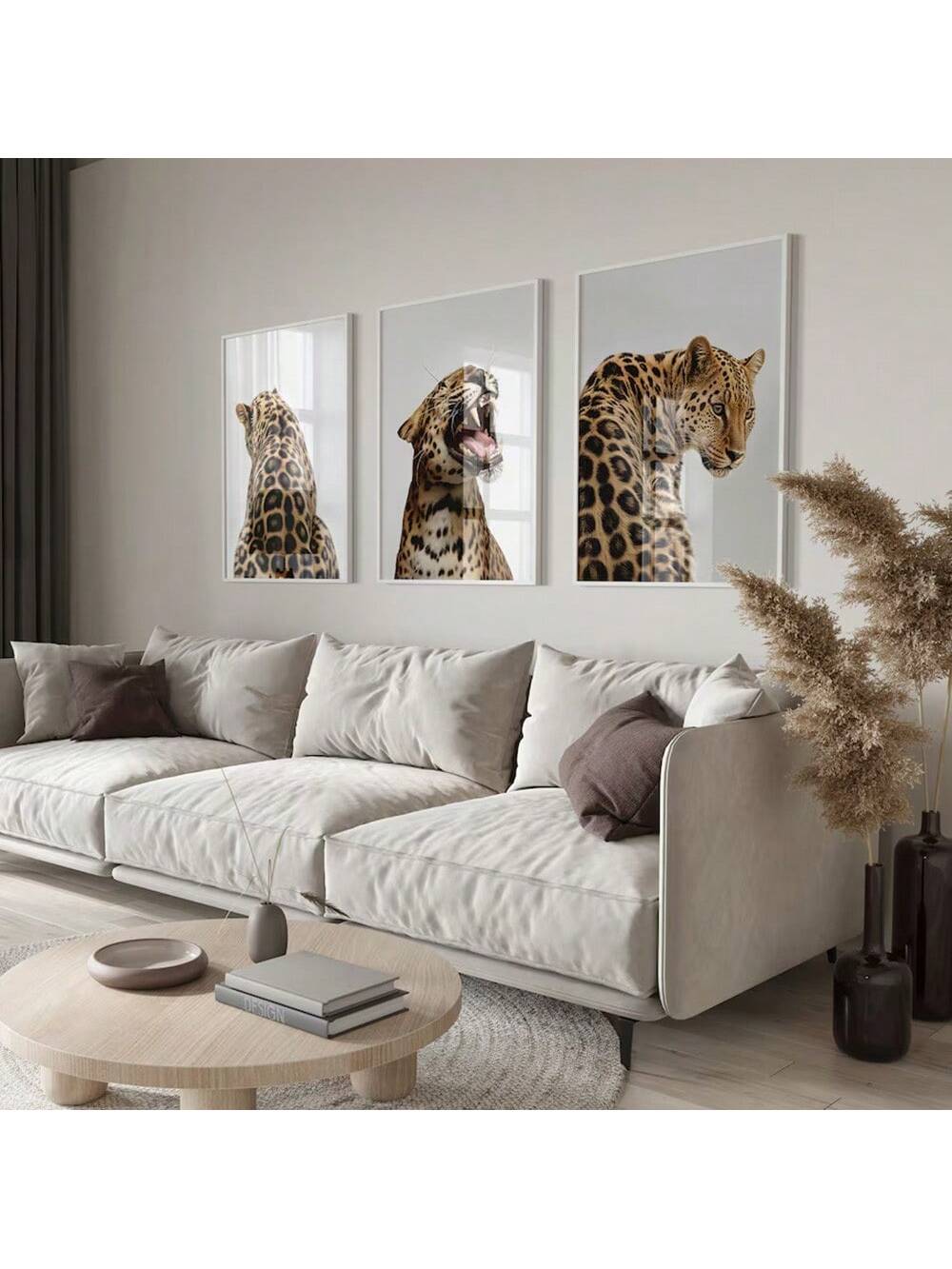 Enhance your home decor with our Set of 3 Aesthetic Leopard Posters. These trendy Y2K animal prints will add a touch of personality to any room. Made with high-quality materials, these posters are durable and long-lasting. Their unique and stylish design will surely make a statement in your home.