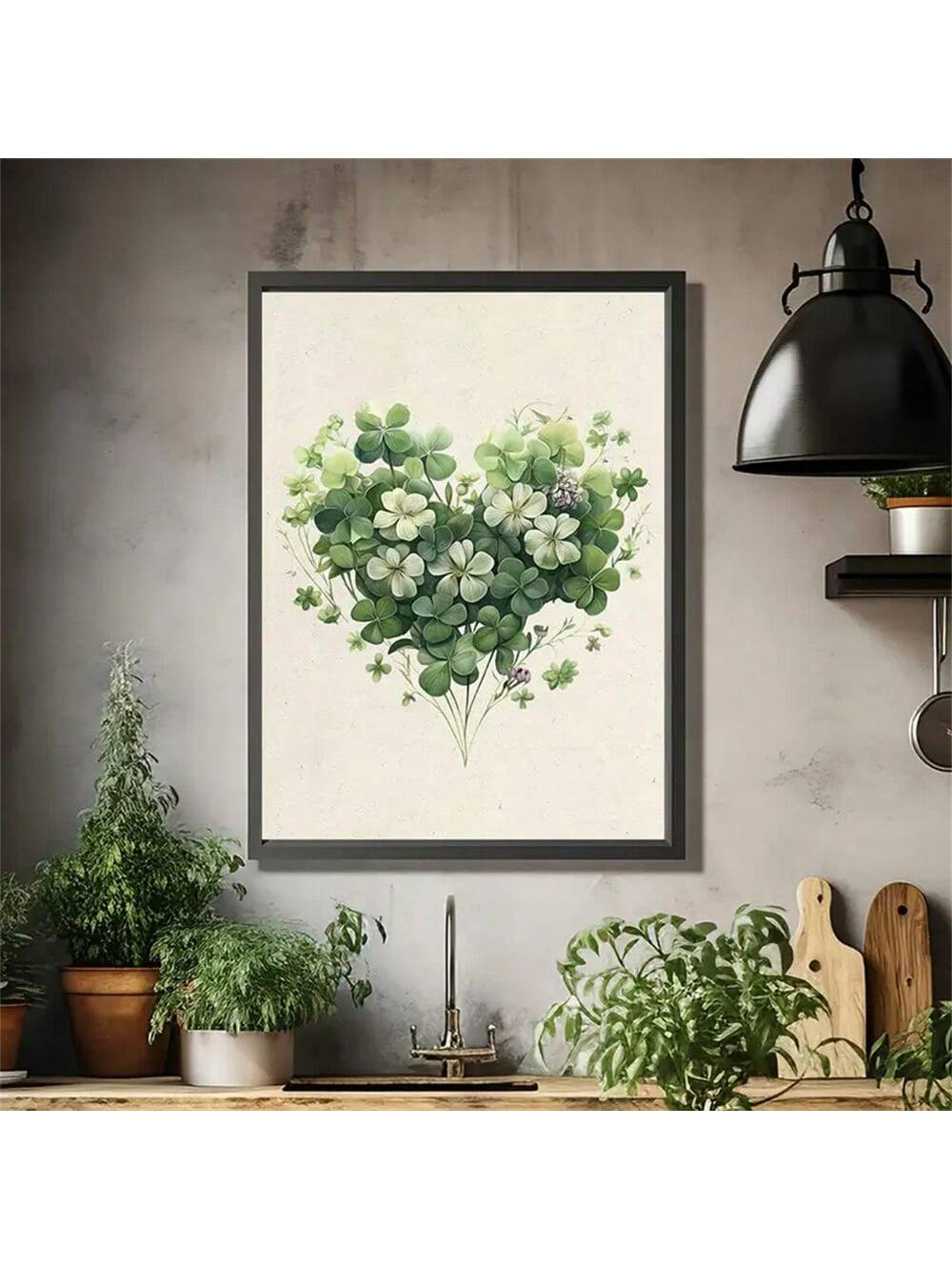 Add a touch of modern elegance to your St. Patrick's Day home decor with the Shamrock Serenity Canvas Art Set. Featuring a beautiful shamrock design, this set is crafted with the highest quality materials for a stunning and durable addition to your space. Celebrate the holiday in style with this unique and eye-catching canvas art set.