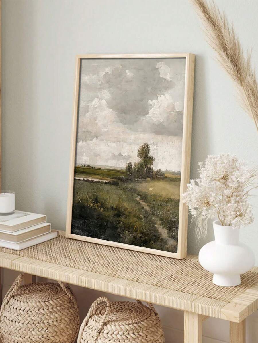 Capture the timeless beauty of winter with this Snowy Mountains Vintage Landscape Canvas Print. Featuring warm tones that evoke a cozy farmhouse ambiance, this artwork adds a rustic yet elegant touch to any room. Printed on high-quality canvas, it offers durability and a rich texture, making it an ideal focal point for your living space or office. Perfect for lovers of nature and vintage style, this print blends classic charm with subtle warmth to enhance your décor effortlessly.