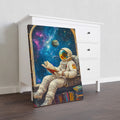 Add a touch of wonder to your home with our Space Astronaut Reading Canvas Wall Art. Featuring a captivating galaxy library design, this piece will elevate any living room, sofa backdrop, or bedside decoration. Let your imagination take flight as you ponder the possibilities of the universe.