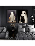 Elevate your Halloween decor with this expertly crafted 2-piece wall art set featuring charming ghosts and sleek black cats. Designed to bring a festive yet sophisticated touch to your home, these pieces blend classic Halloween motifs with stylish artistry. Perfect for creating a spooky atmosphere that’s both inviting and tasteful, this set is ideal for seasonal decorating enthusiasts seeking quality and character in their holiday accents.