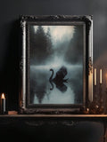 Elevate your Halloween ambiance with the Black Swan Gothic Canvas Wall Art. This striking piece combines dark elegance with gothic motifs, perfect for creating a sophisticated yet eerie atmosphere. Crafted on high-quality canvas, it offers rich detail and durability, making it an ideal focal point for seasonal decor or year-round gothic-inspired interiors. Its bold design enhances any space with a mysterious charm, appealing to those who appreciate refined, spooky aesthetics.