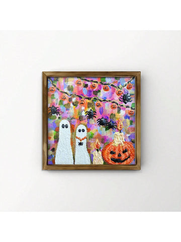 Elevate your Halloween decor with this Spooky Ghost Pumpkin Wall Art, expertly crafted on a high-quality canvas and framed for a polished finish. Its hauntingly stylish design blends eerie charm with seasonal sophistication, making it a perfect centerpiece for any home looking to celebrate the spooky season with subtle elegance. Durable and ready to hang, this piece adds a refined festive touch that lasts year after year.