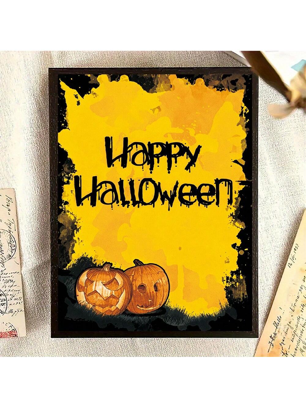 Elevate your fall decor with this Spooky Halloween Quotes Canvas Wall Art, expertly designed to capture the essence of the season. Featuring hauntingly charming quotes, this canvas adds a festive touch to any room, enhancing your holiday spirit. Crafted for durability and vivid display, it’s an ideal choice for those seeking to blend seasonal ambiance with stylish home decoration. Perfect for creating a warm, inviting atmosphere throughout the Halloween season.