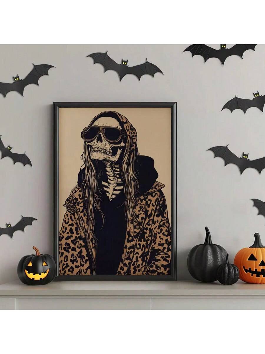 Elevate your space with the Spooky Skull Prints Halloween Canvas Poster, a perfect blend of edgy style and dark academia aesthetics. Crafted for teens and enthusiasts of moody decor, this high-quality canvas features striking skull imagery that adds a sophisticated yet eerie touch to any room. Ideal for creating a unique atmosphere during Halloween or as a year-round statement piece, this poster combines artistic flair with durable materials for lasting impact.