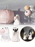 This Spooky Vintage Ghost Resin Ornament is a must-have for anyone looking to add a touch of Halloween spirit to their desktop decor or holiday atmosphere. Made from high-quality resin, this ornament is durable and long-lasting. With its vintage design, it brings a spooky yet charming vibe to any space.