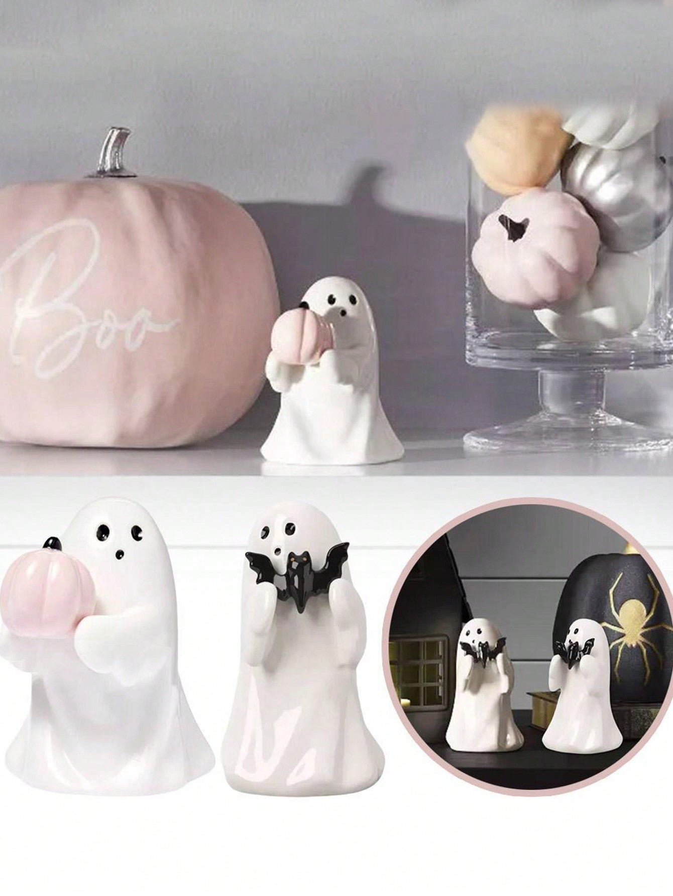 This Spooky Vintage Ghost Resin Ornament is a must-have for anyone looking to add a touch of Halloween spirit to their desktop decor or holiday atmosphere. Made from high-quality resin, this ornament is durable and long-lasting. With its vintage design, it brings a spooky yet charming vibe to any space.